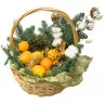 Новогодняя корзина с мандаринами